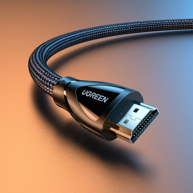 Ugreen HD140 Ultra High Speed HDMI 2.1 -kaapeli, 3 m, 8K, musta