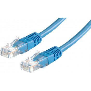 Secomp Cat6 U/UTP -verkkokaapeli RJ45, 0,5 m, sininen