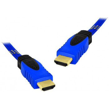LTC High-Speed-HDMI-kaapeli, 5 m, 4K, sininen