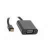 Mercodan Mini-DisplayPort–VGA-sovitin, musta (865010)