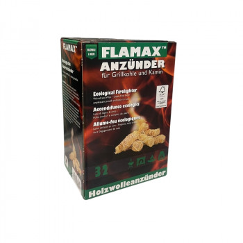 Flamax ympäristöystävälliset puulastusytytysrullat, 32 kpl (1318377)