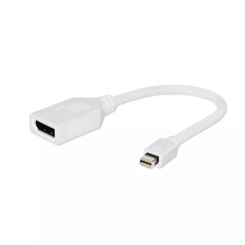 Gembird Mini DisplayPort–DisplayPort-sovitin, valkoinen