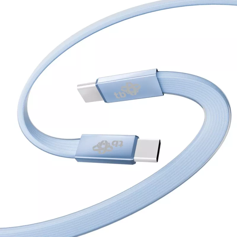 TB USB 2.0 -kaapeli USB-C–USB-C, 1 m, 60 W, sininen