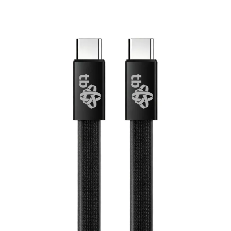 TB USB 2.0 -kaapeli USB-C–USB-C, 1 m, 60 W, musta