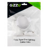 Gizzu USB-C–Lightning -kaapeli, 1,8 m, 27 W PD, valkoinen (GCPU2L18)