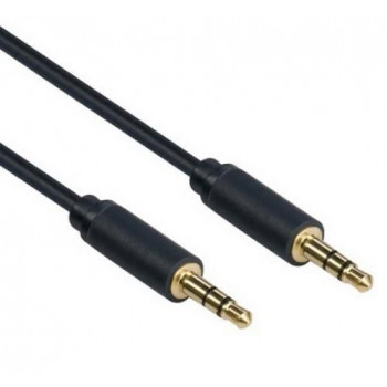 Mercodan Pro Minijack 2,0 m, Ultra Soft -audiokaapeli