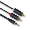 Mercodan PRO minijack-RCA -audiokaapeli ULTRA, 1 m