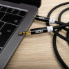 Gizzu 3,5 mm AUX-kaapeli 2 m – musta