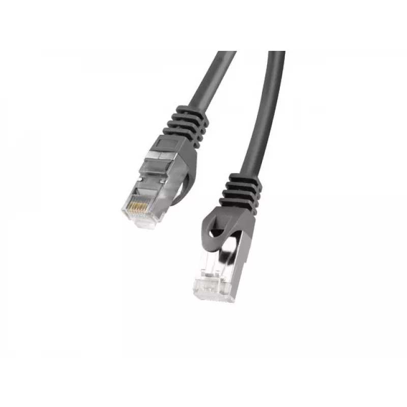 Lanberg Cat6 F/UTP -verkkokaapeli RJ45, 0,5 m, musta