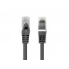 Lanberg Cat6 F/UTP -verkkokaapeli RJ45, 0,5 m, musta