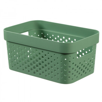 Curver Infinity Recycled -laatikko 4,5 l, 27x19x12 cm, vihreä