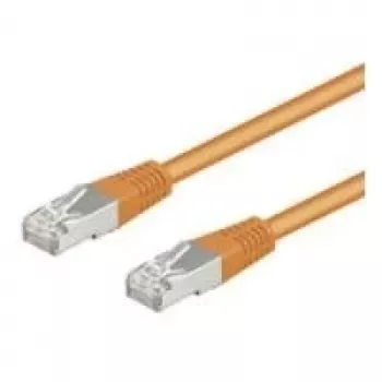 Goobay Cat5e F/UTP -verkkokaapeli RJ45, 1 m, oranssi