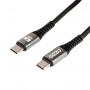 Gizzu USB-C - USB-C -kaapeli 60W 480Mbps, 1 m
