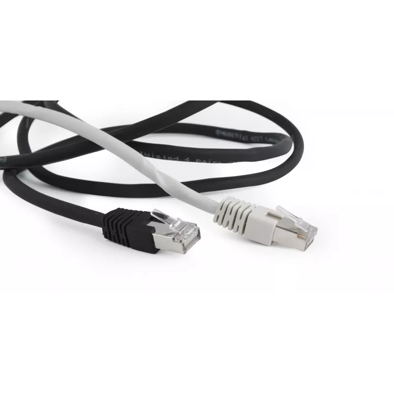 Gembird Cat6a S/FTP -verkkokaapeli RJ45, 2 m, musta, LSZH