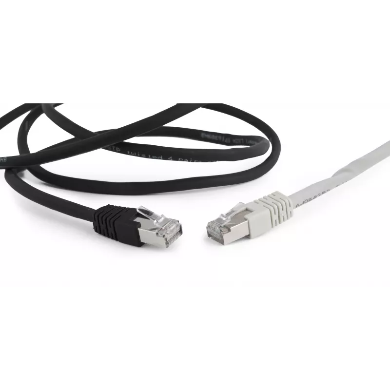 Gembird Cat6a S/FTP -verkkokaapeli RJ45, 2 m, musta, LSZH