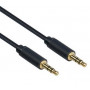 Mercodan Pro Minijack 0,5 m, Ultra-Soft-audiokaapeli
