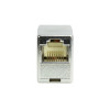 Logilink RJ45 -liitinjatko, Cat.5e, suojattu, muovikotelo