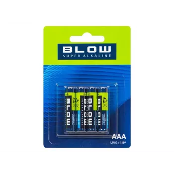 BLOW Super Alkaline -paristot AAA LR3, 4 kpl (blisteri)
