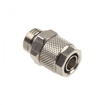 Innovatek liitäntä suora G1/4 tuuman sisäkierre 10/8 mm - hopea