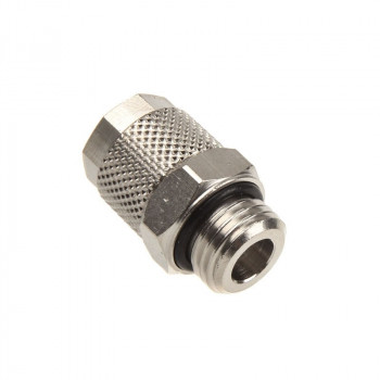 Innovatek liitäntä suora G1/4 tuuman sisäkierre 10/8 mm - hopea