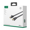 Ugreen litteä Cat6 U/UTP -verkkokaapeli RJ45, 0,5 m, musta