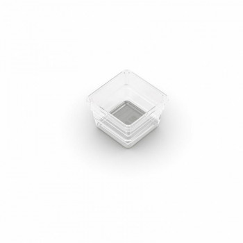 KIS Box Sistemo -järjestelijä 1 7,5 x 7,5 x 5 cm läpinäkyvä/vaaleanharmaa