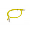 Lanberg Cat6 U/UTP -verkkokaapeli RJ45, 0,5 m, keltainen