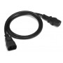 Zebra virtajohto - IEC 60320 C13 - IEC 60320 C14