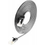Wirewin Slim Cat6a U/FTP -verkkokaapeli RJ45, 3 m, musta