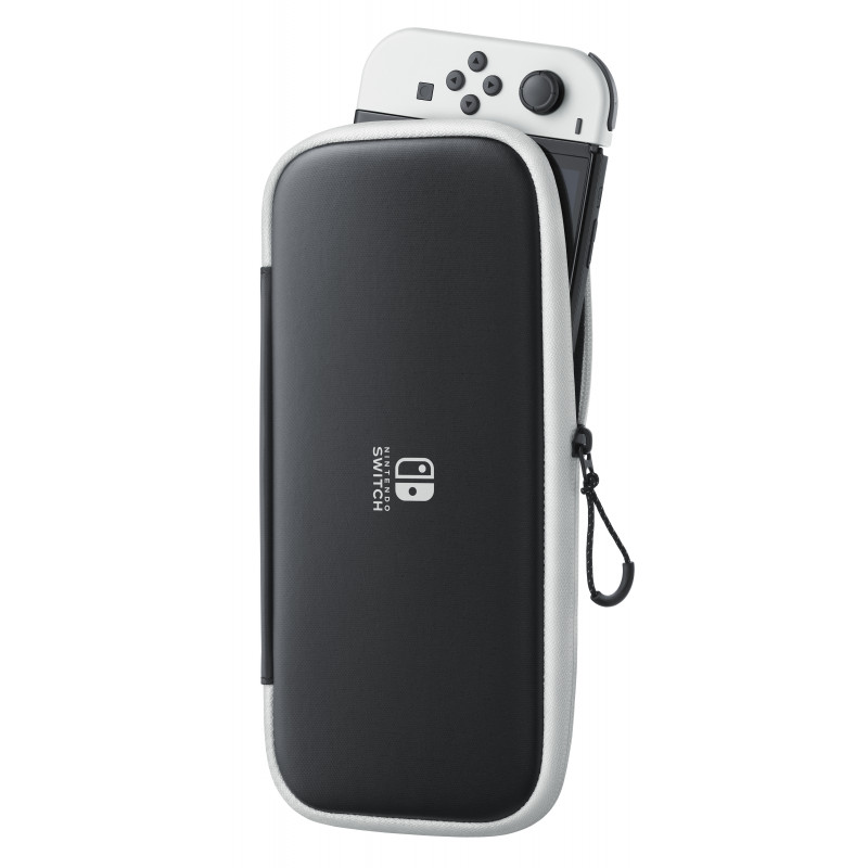Nintendo Switch -laukku ja näytönsuojakalvo (musta/valkoinen)