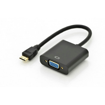 Mercodan Mini-HDMI (uros) - VGA (naaras) -adapteri