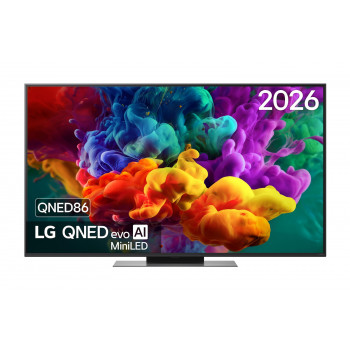LG 55QNED86B6B 55 tuuman QNED MiniLED 4K UHD 144Hz VRR älytelevisio (2026)