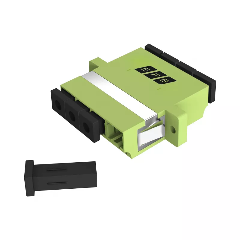 EFB Elektronik liitin LC Quad OM5, limetinvihreä (53335.1OM5)