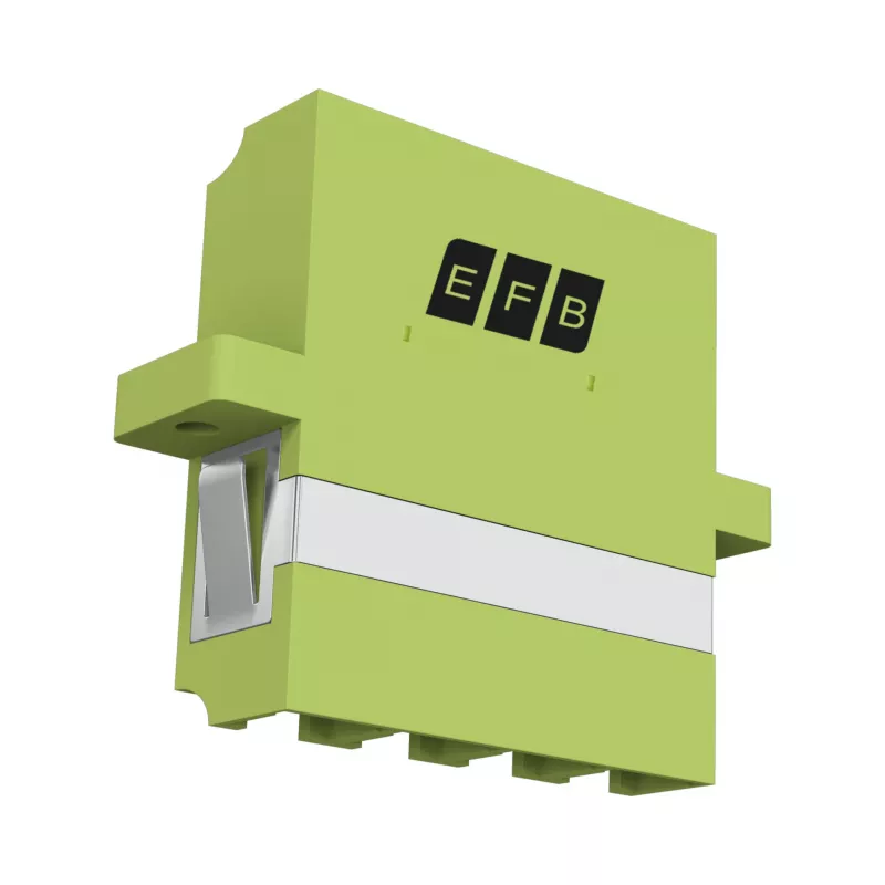 EFB Elektronik liitin LC Quad OM5, limetinvihreä (53335.1OM5)