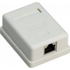 Goobay 1-porttinen RJ45-liitäntärasia, CAT 6, STP - suojattu