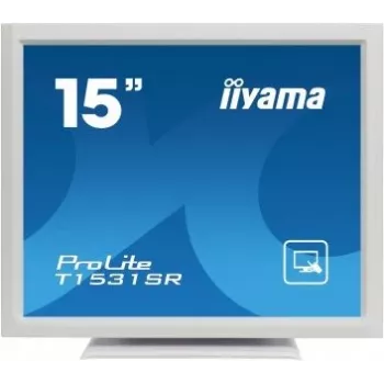 iiyama ProLite T1531SR-W3 15 tuuman (38,1 cm) resistiivinen kosketusnäyttö, 4:3, 1024x768, DVI, valkoinen