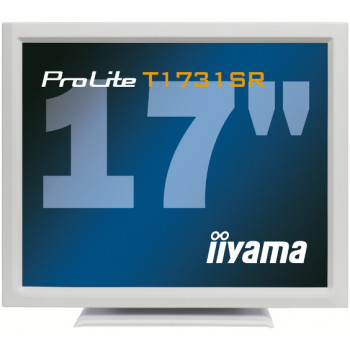 iiyama ProLite T1731SR-W1 17 tuuman (43,2 cm) resistiivinen kosketusnäyttö, 5:4, 1280x1024, DVI, valkoinen