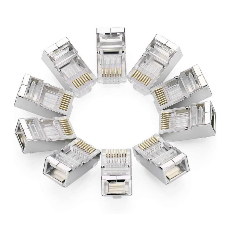 UGREEN CAT6 FTP RJ45 modulaaripistoke 10 kpl:n pakkaus
