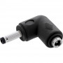 InLine® DC-adapteri, 4,0 x 1,7 mm, pistoke/liitin, kulma, musta