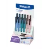Pelikan Pina Colada rollerball-kynä, 12 kpl:n display, metallikotelo ja -hattu, musta (605502)