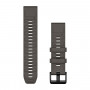 Garmin QuickFit 22 ranneke, Pebble Grey silikoni [010-14559-00]