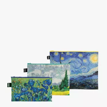 LOQI Vincent Van Gogh kassisetti – Starry Night, Wheatfield, Irises (3 kpl)