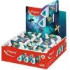 Maped Pyramide DRAGON pyyhekumi muovista, valkoinen, kolmionmuotoinen, ftalaatti- ja PVC-vapaa, 24 kpl:n myyntiteline (119527)