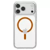 Spigen Ultra Hybrid MagSafe -kuori iPhone 17 Pro Max / 18 Pro Maxille, läpinäkyvä/oranssi (ACS12122)