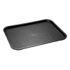 APS pikaruokatarjotin 350 x 270 mm, korkeus 20 mm, polypropeeni, musta (531)