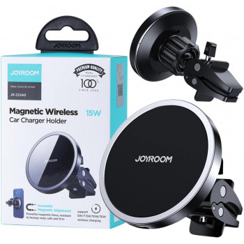 Joyroom JR-ZS240 magneettinen autoteline 15W Qi-langattomalla laturilla, MagSafe