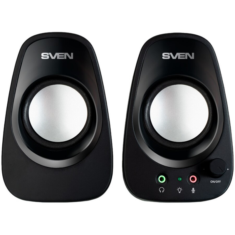 Kaiutin SVEN 190, musta, USB, lähtöteho 2x3W (RMS)
