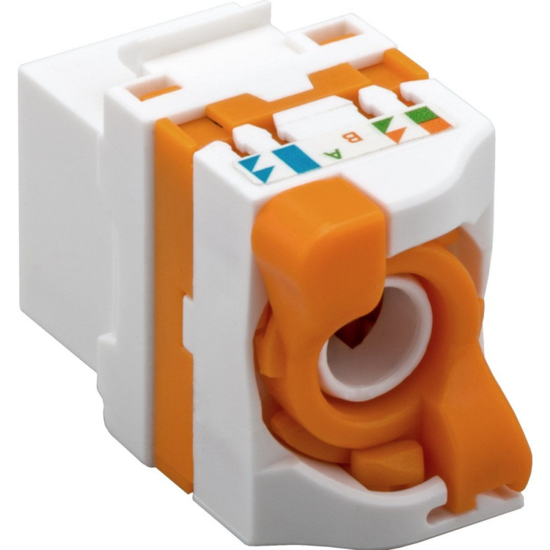 Techly 028573 Keystone-moduuli RJ45 UTP Cat6, itseliittyvä, PoE:lle