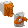 Techly 028573 Keystone-moduuli RJ45 UTP Cat6, itseliittyvä, PoE:lle