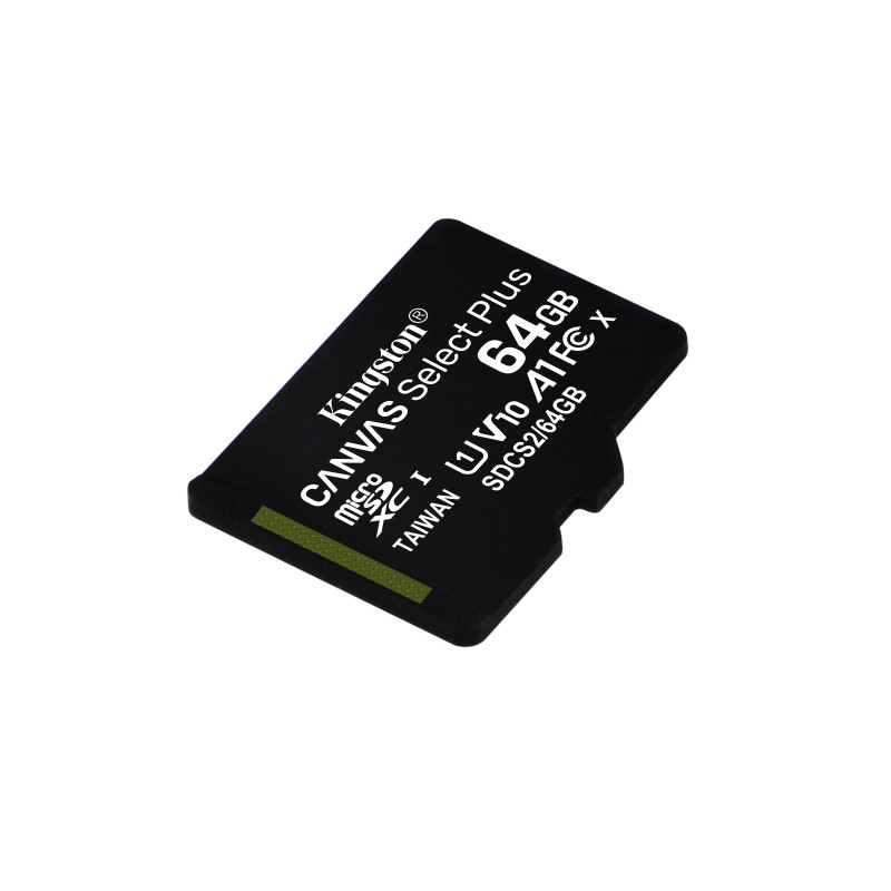 Kingston microSDXC-muistikortti 64 GB, UHS-I (SDCS2/64GBSP)